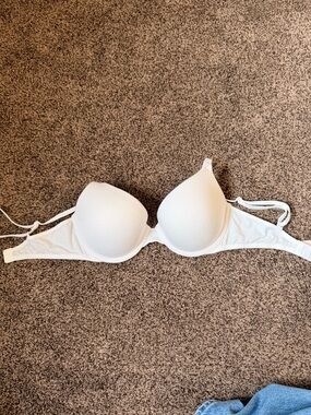 PINK Everyday White Push Up T-Shirt Bra - Smooth Support
